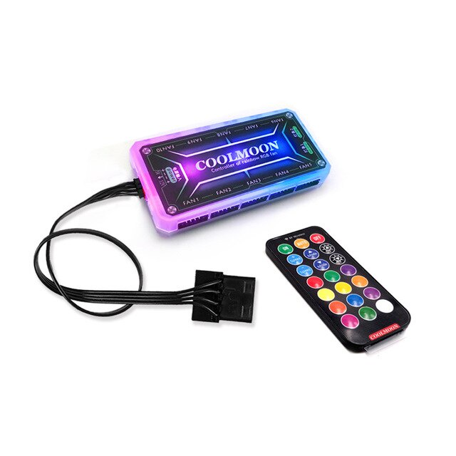 Bộ 6 quạt tản nhiệt PC 120mm RGB 5V A-RGB 12cm