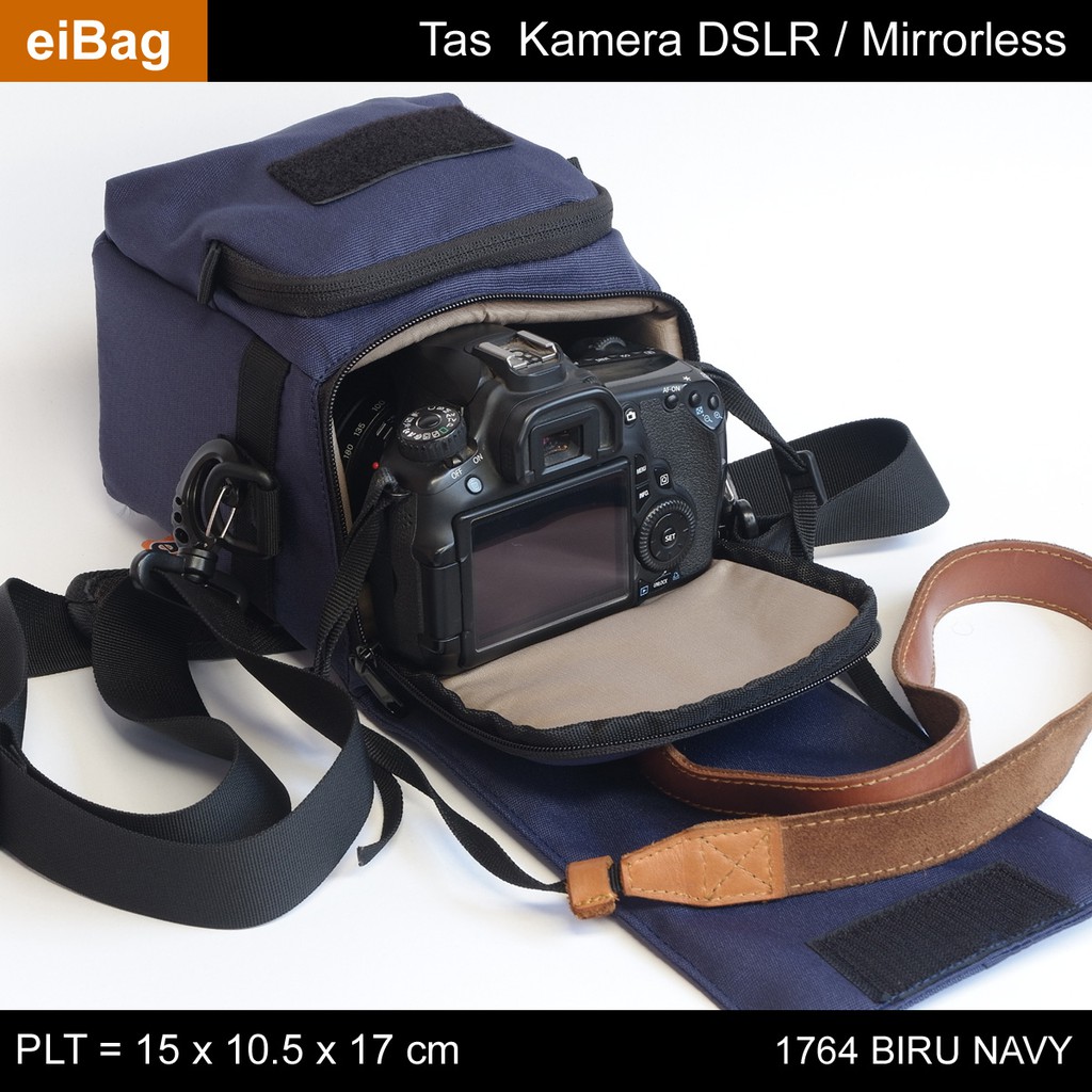 Túi Đựng Máy Ảnh Slr / Mirrorless Eibag 1764 Màu Xanh Navy