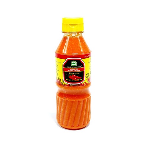 Tương ớt Mường Khương 100ml, vị truyền thống, làm từ những quả ớt tươi ngon của Tỉnh Lào Cai, 100% nguyên liệu tự nhiên