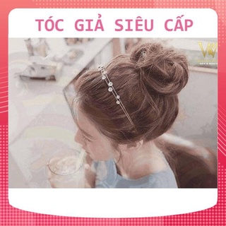 Tóc giả búi xoăn dạng cột sỉ toàn quốc