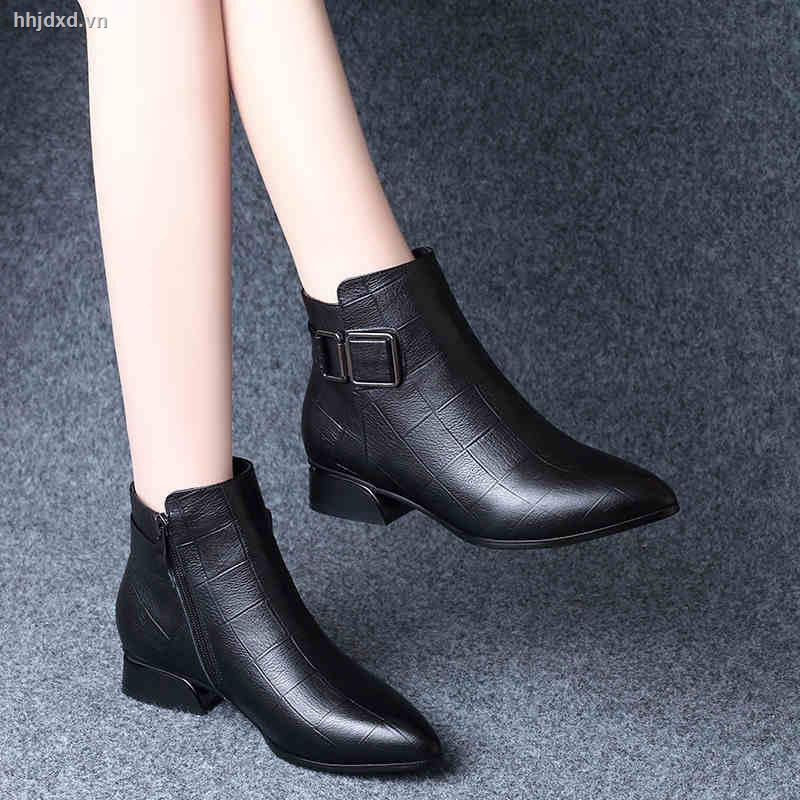 Giày Bốt Cổ Thấp Da Mềm Thời Trang 2020 Cho Nữ | BigBuy360 - bigbuy360.vn