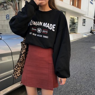 (ORDER) Váy chữ A xẻ tà cạp cao