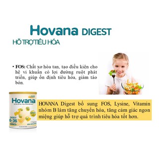 [Date 10.2024] Sữa Bột Hovana Digest lon 900g