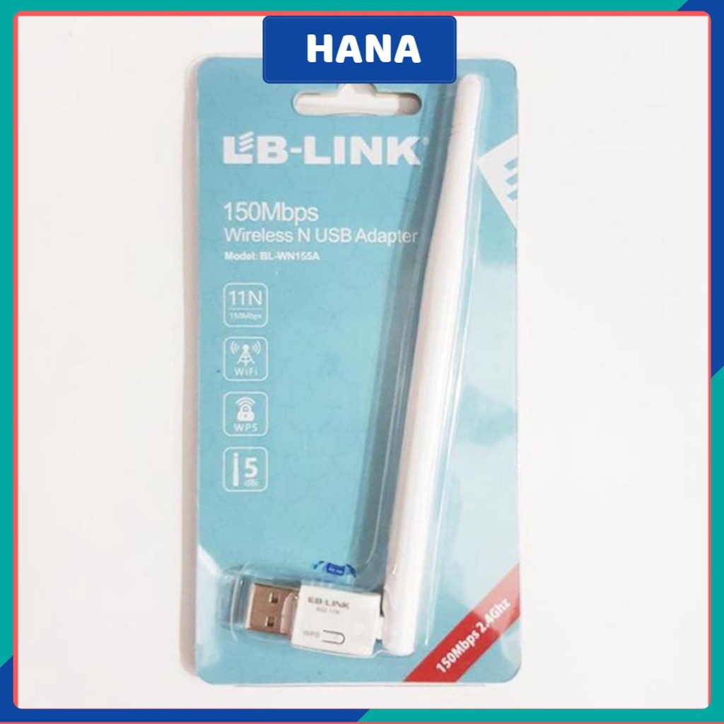 USB thu WIFI LBlink BL- WN151 Nano_Thu 155A có dâu, không dâu nhỏ gọn rễ ràng cài đặt, kiếng dáng thanh lịchGiá rẻ.