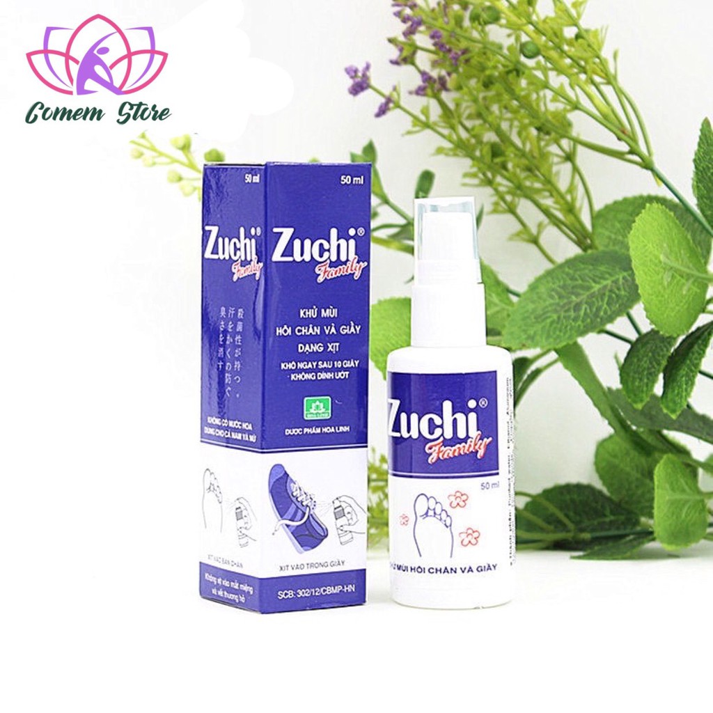 Zuchi Xịt Giày - Khử Mùi Hôi Chân