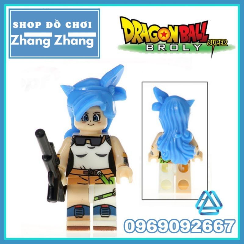 Xếp hình mô hình nhân vật Lauch trong Dragon ball Minifigures Kopf KF2019