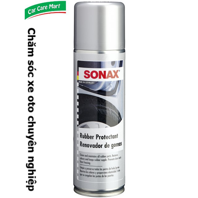 Dung dịch làm mềm, bảo dưỡng cao su 300ml - Sonax rubber protectant