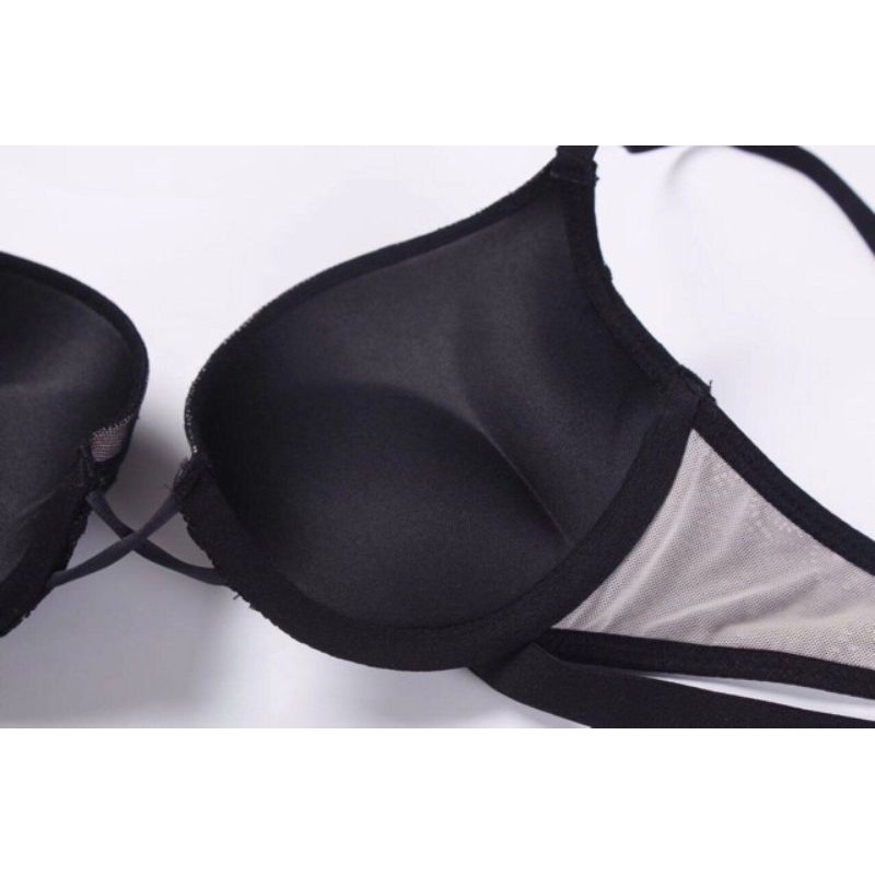 Bộ ren Pink 2 lớp SIÊU ĐẨY, áo có gọng, mút dày mềm mại | BigBuy360 - bigbuy360.vn