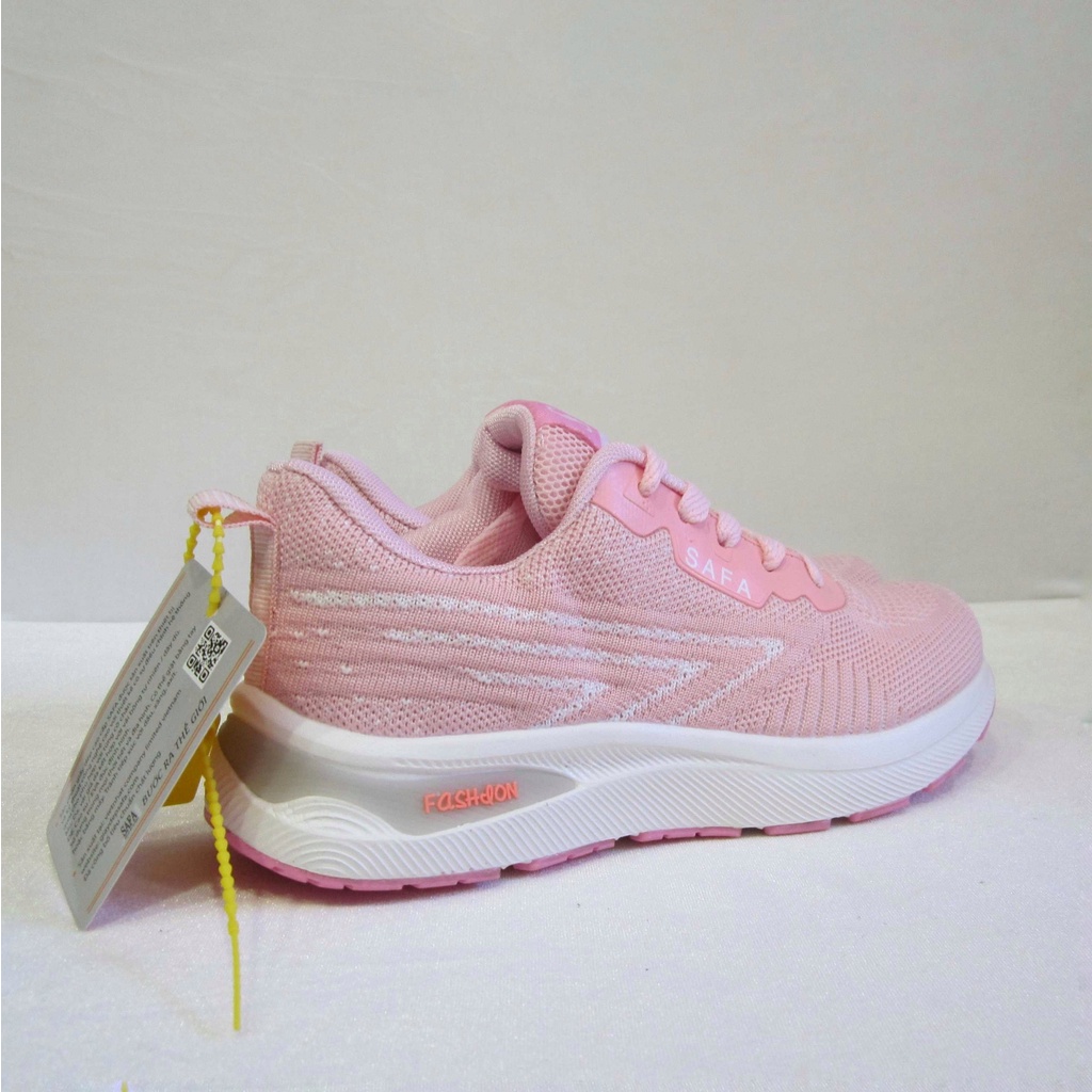 Giày Safa Thể Thao Sneakers Nữ Màu Hồng Đế Phylon Vải Dệt Siêu Nhẹ, Êm Chân Mã ATS006  Full Size Nữ 36-40 | BigBuy360 - bigbuy360.vn