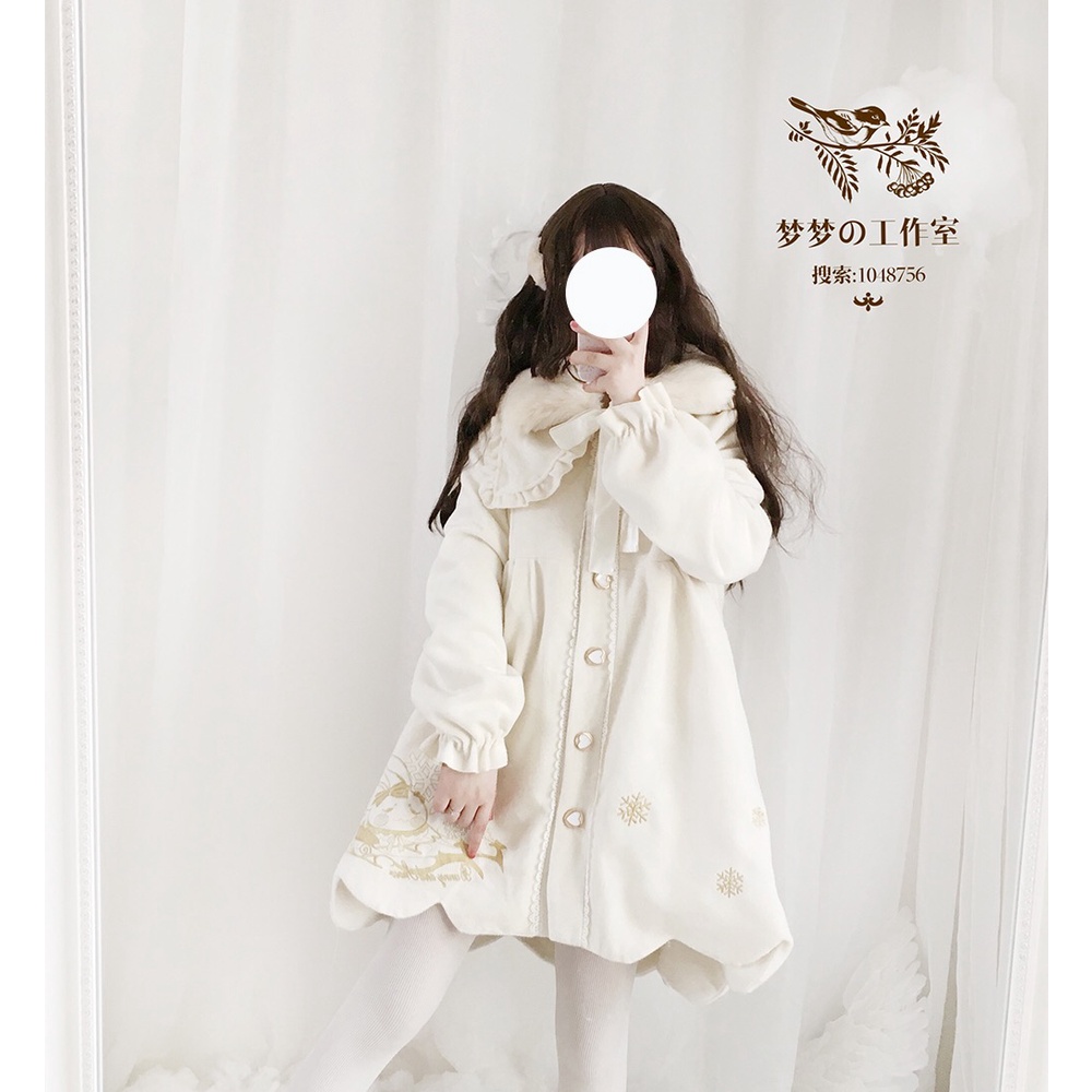 Áo khoác dạ lolita hàng thiết kế | BigBuy360 - bigbuy360.vn