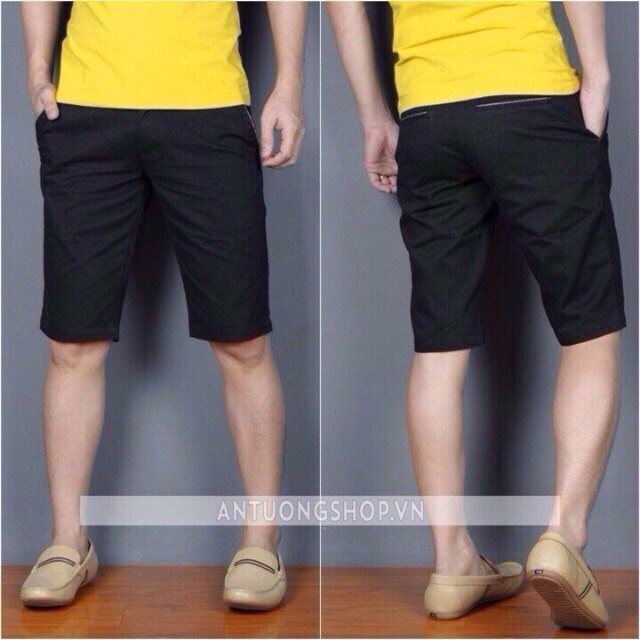 Quần short kaki nam