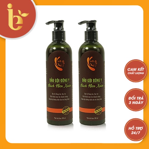 Dầu gội đông y Bách Niên Xuân giảm tóc bạc tóc, dầu gội giúp kích thích tóc mọc nhanh hơn dày hơn