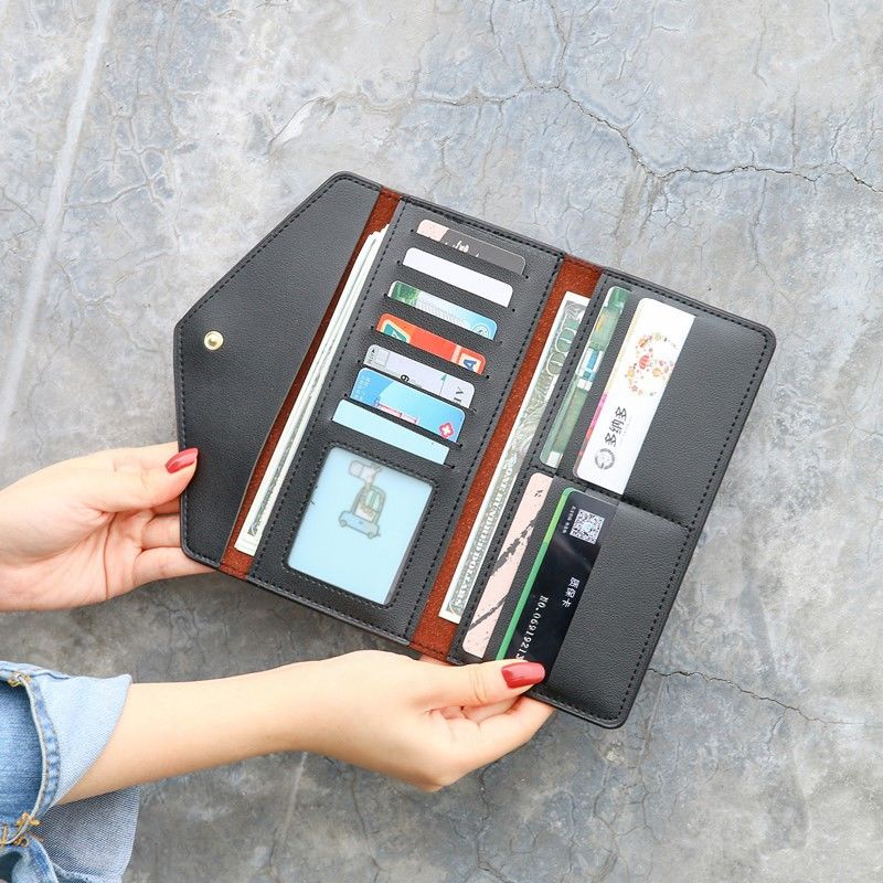 Ví Dài Gập Ba Đa Năng Phong Cách Âu Mỹ 2022