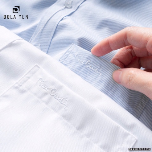 Áo sơ mi Nam Tay Dài Pierre Cardin An Phước Có Túi công sở - 6 màu