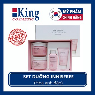 Set Dưỡng Ẩm , Nâng Tông Da Trắng Hồng Innisfree Jeju Cherry Blossom