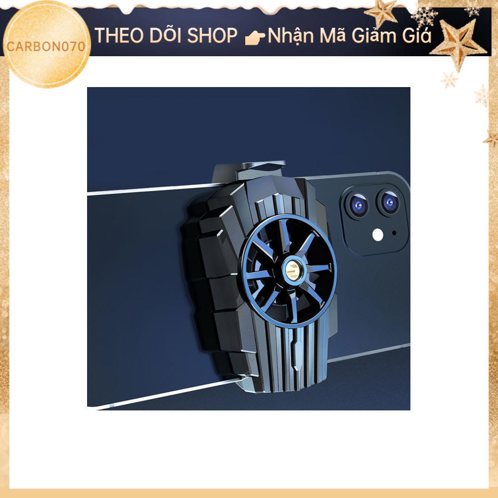 Carbon070 Mobile Phone Radiator Cooler Game Cooling Fan Heat Sink Back Clip for Live Streaming