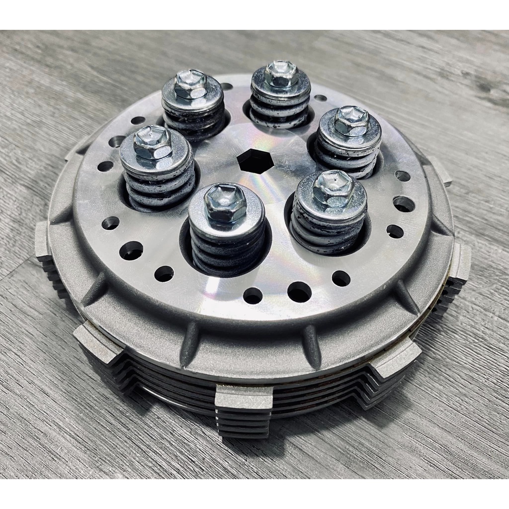 Chuồng heo / đế nhôm nồi 6 lò xo ex135 - ex150 / 155 OTTO fasstek