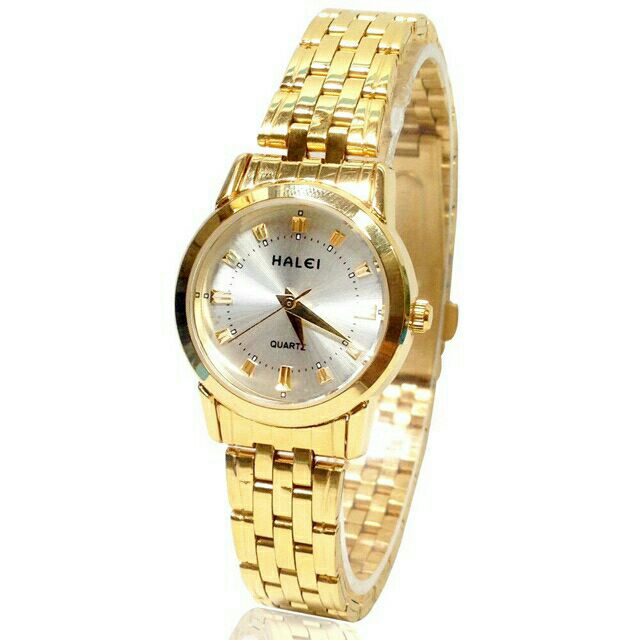 Đồng hồ halei nữ màu vàng  sang trọng
