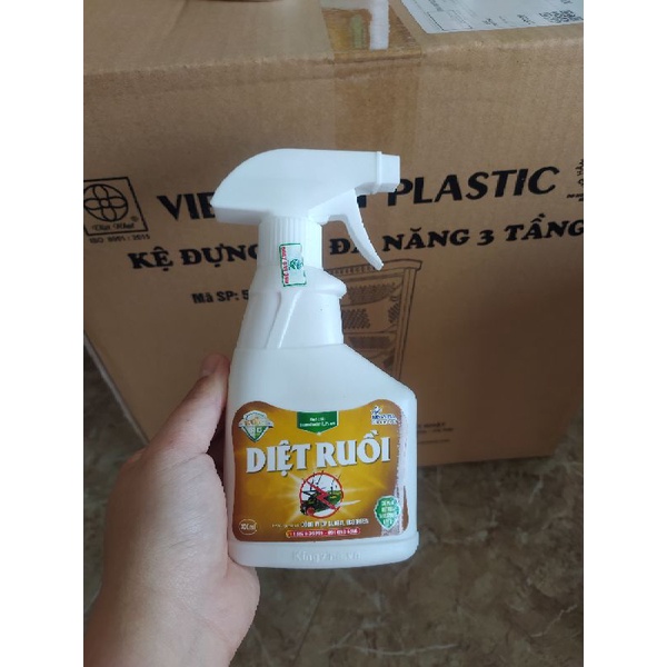 Diệt ruồi bằng chế phẩm sinh học Kingbio, không mùi, an toàn, hiệu quả