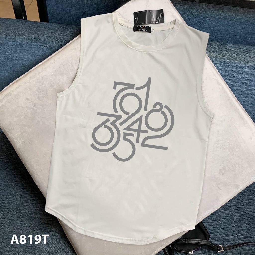 Áo thun ba lỗ nam tanktop chuẩn gym mặc nhà dạo phố chất thể thao nhiều màu thoáng mát