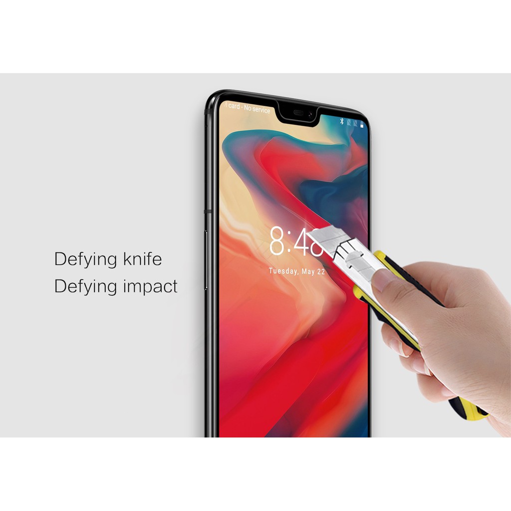 Nillkin Kính Cường Lực 3d Bảo Vệ Màn Hình Cho Oneplus 6 Đen