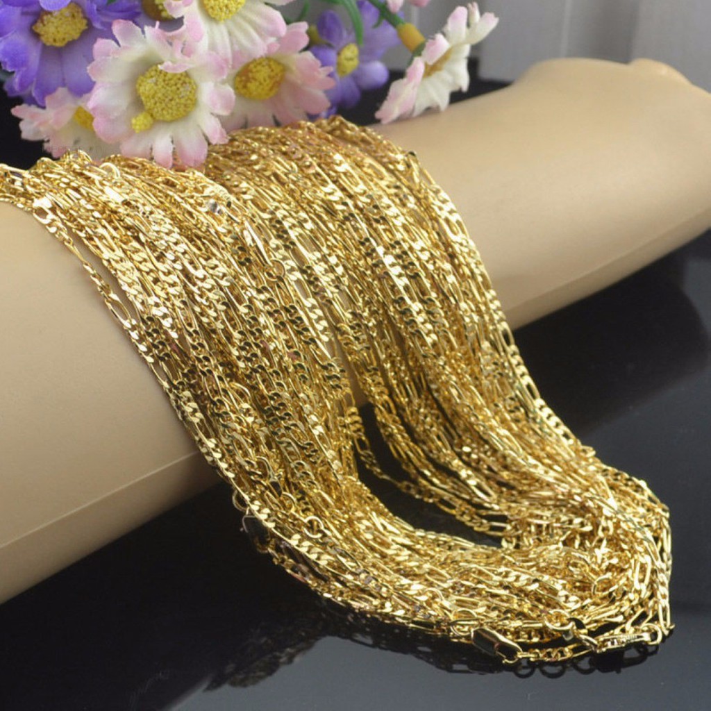 Vòng cổ Mạ Vàng 18K Thời Trang 16-30 &quot;