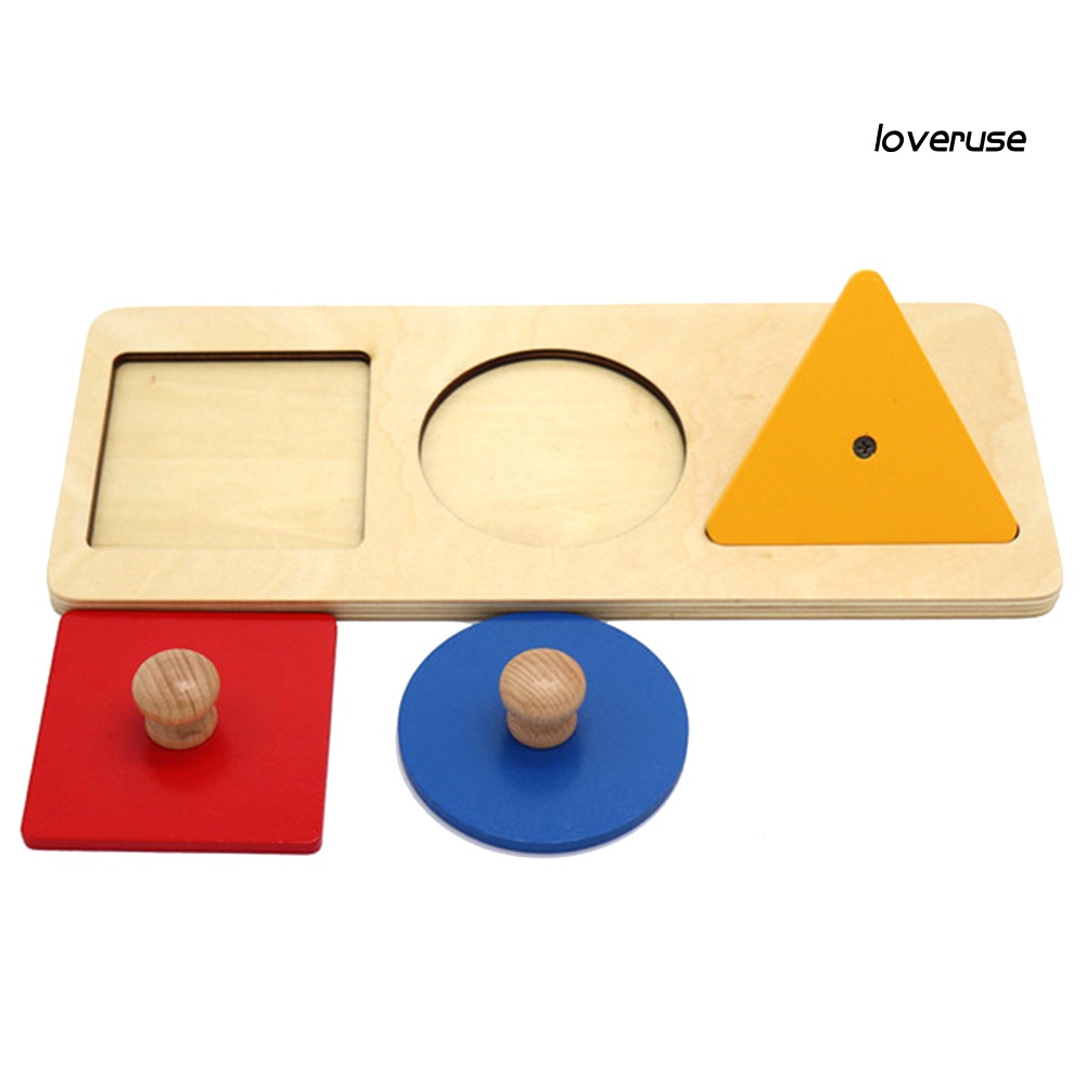 Bộ Đồ Chơi Lắp Ráp Hình Học Bằng Gỗ Cho Bé