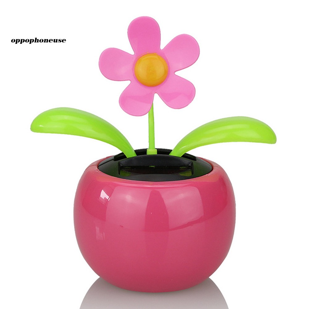 Chậu hoa nhảy múa trang trí xe hơi sử dụng năng lượng mặt trời