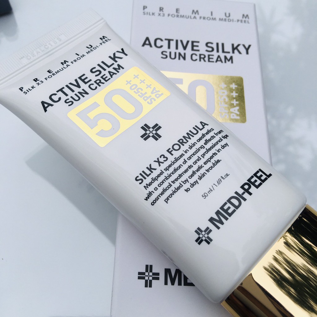 Kem Chống Nắng Medi Peel Active Silky Sun Cream SPF50+/PA++ | BigBuy360 - bigbuy360.vn