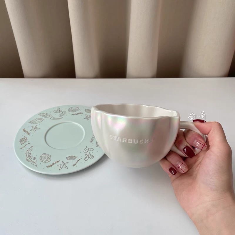Ly cốc sứ STARBUCKS Siren Mermaid Ceramic mug 355ml