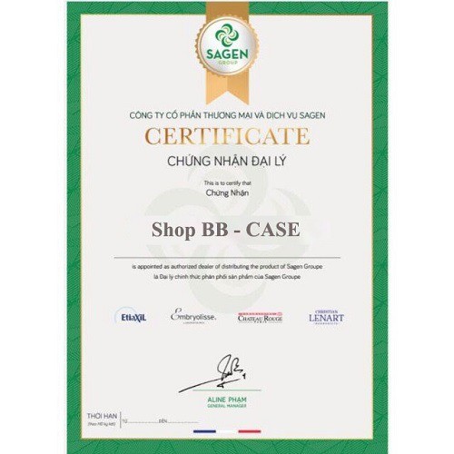 BBCASE - ETIAXIL CHÍNH HÃNG