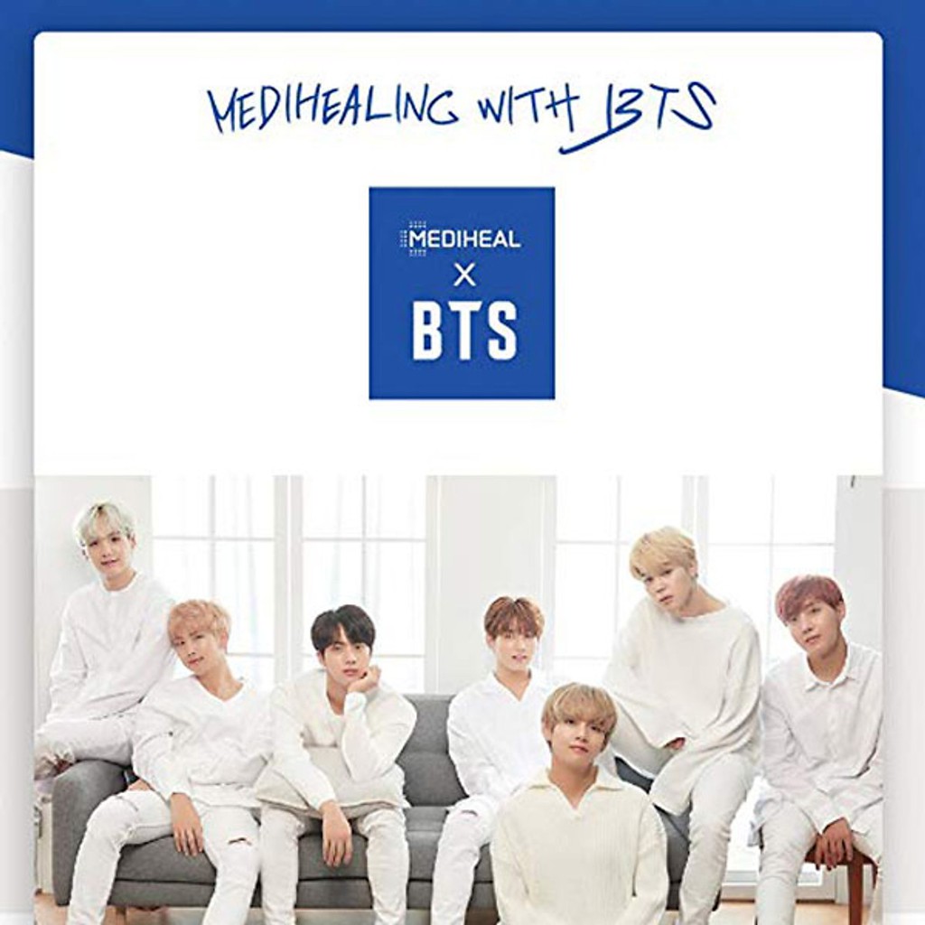 Mặt nạ dưỡng da Mediheal BTS Mask Pack Special 10 miếng + 14 Photocard BTS