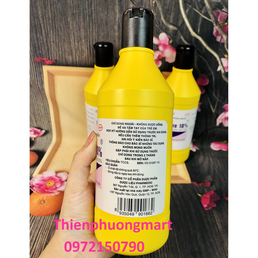 Dung dịch sát trùng Povidine 500ml/1chai – Cồn đỏ sát khuẩn ngoài da