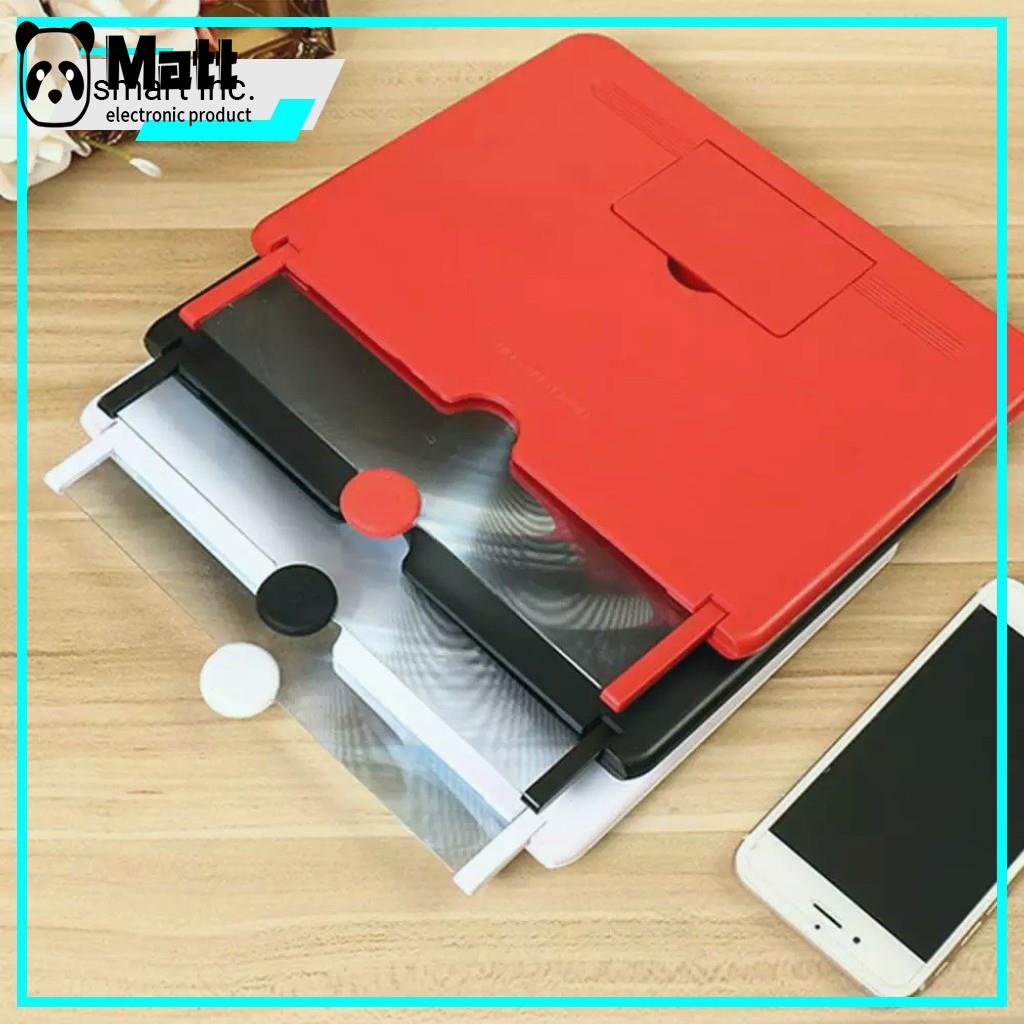 MATT【COD】Giá Đỡ Phóng To Màn Hình Điện Thoại Xem Phim 🌈FREESHIP🌈 Kính Khuếch Đại Màn Hình Iphone Ipad Độ Phân Giải Cao 3D 4D