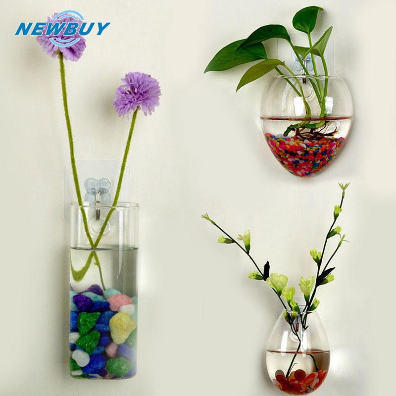 Chậu thủy tinh trồng cây treo tường
