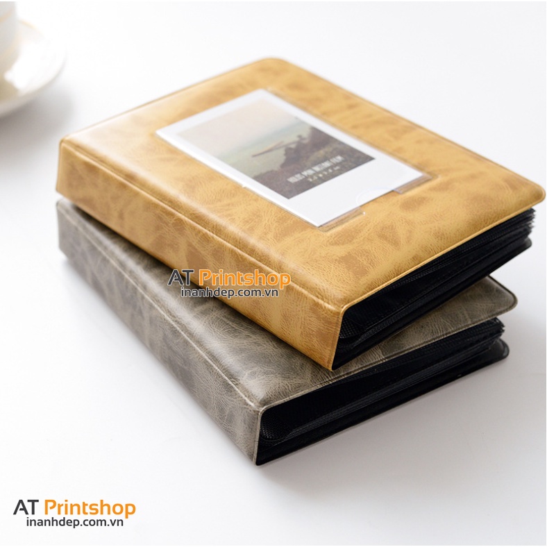 Combo 72 ảnh 7x10 Polaroid + Album bìa da - Giấy ảnh chính hãng FUJIFILM