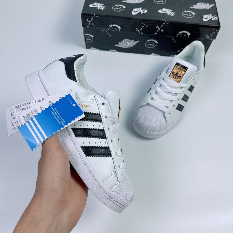 Giày thể thao superstar sò tem vàng [FULLBOX+FREESHIP]