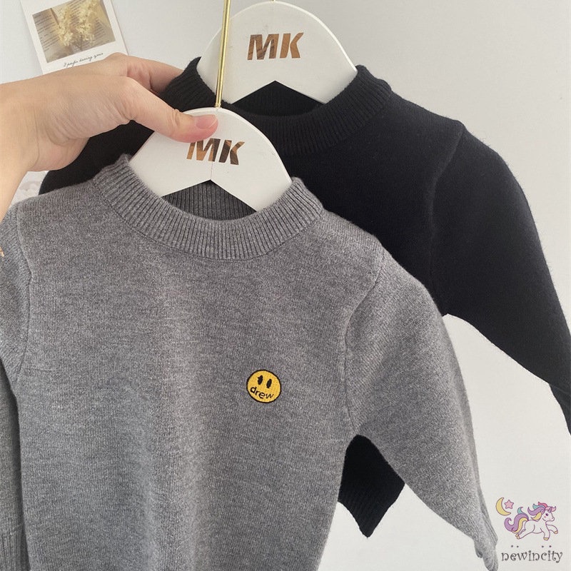 Áo sweater tay dài họa tiết hoạt hình thời trang Hàn Quốc đáng yêu cho bé