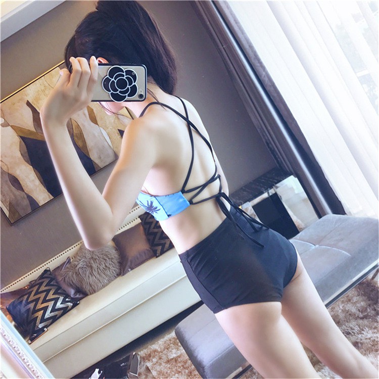 Đồ bơi dáng yếm quần cạp cao | BigBuy360 - bigbuy360.vn