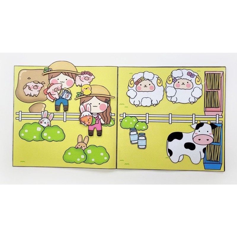 NÔNG TRẠI CỦA JELLY BÚP BÊ GIẤY