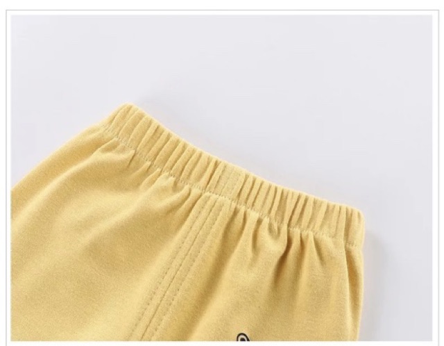 Quần cotton nỉ mỏng cho bé