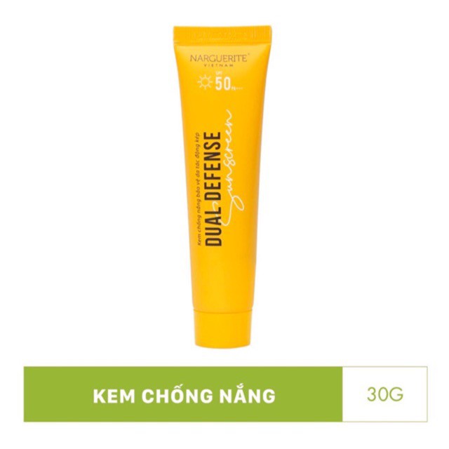 Kem chống nắng vật lý Narguerite Dual Defense (SPF PA 50+++) - BẢO VỆ, NUÔI DƯỠNG LÀN DA HOÀN HẢO - MẪU MỚI NHẤT | BigBuy360 - bigbuy360.vn