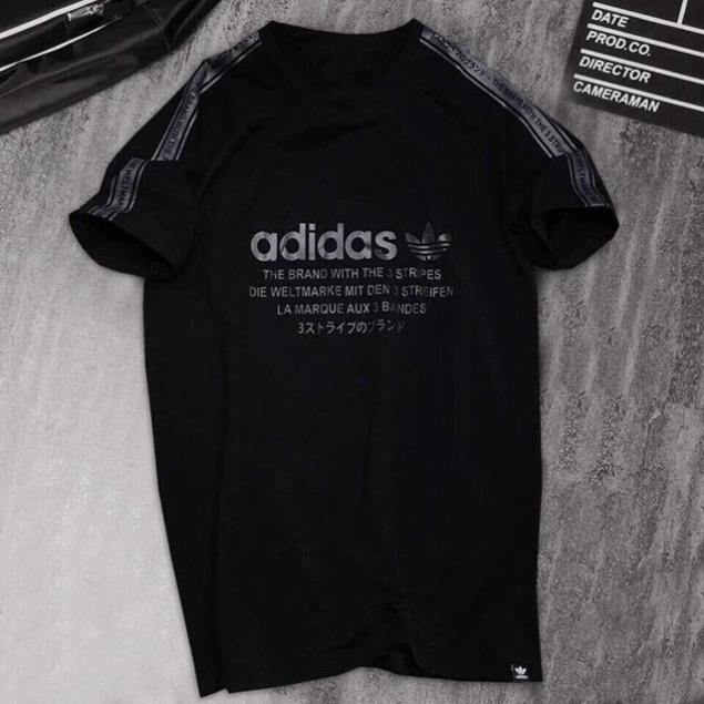 ALBUM 160 - ÁO THUN THỂ THAO VNXK NMD VIỀN TAY 2 MÀU TRẮNG ĐEN