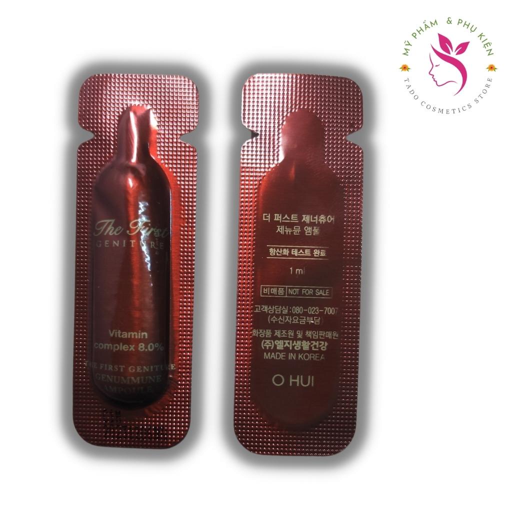 Tinh chất Vitamin C dưỡng trắng da Ohui The First - chống oxy hóa , nâng cơ tăng độ đàn hồi cho da săn chắc sáng mịn .