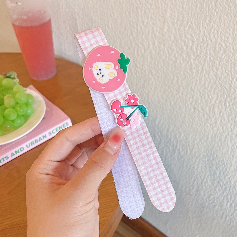 Băng Đô Dán Tóc Kiểu Dáng Hoạt Hình Xinh Xắn Cho Bé Gái