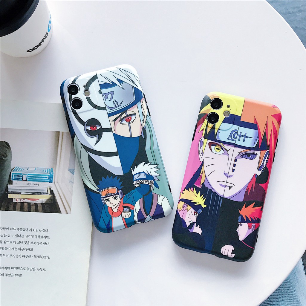 Ốp điện thoại nhựa mềm in hình hoạt hình Naruto cho iPhone11 PRO MAX 7/8plus SE2020 X/XS XR XSMAX