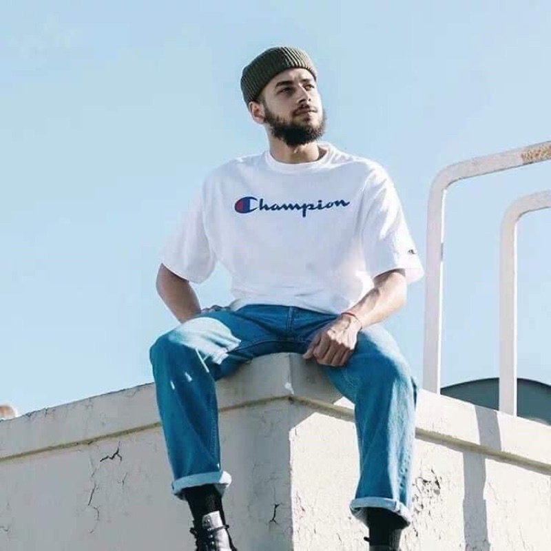 Áo phông Champion in chữ GT23H