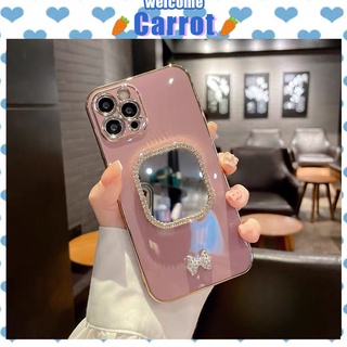 Ốp Điện Thoại Tráng Gương Trang Điểm Mạ Điện Cho iPhone 6 / 6s / 6p / 6sp / 7 / 7p / 8 / 8p / x / xs / xr / xsmax / 11 / 12 / 13 / pro / promax