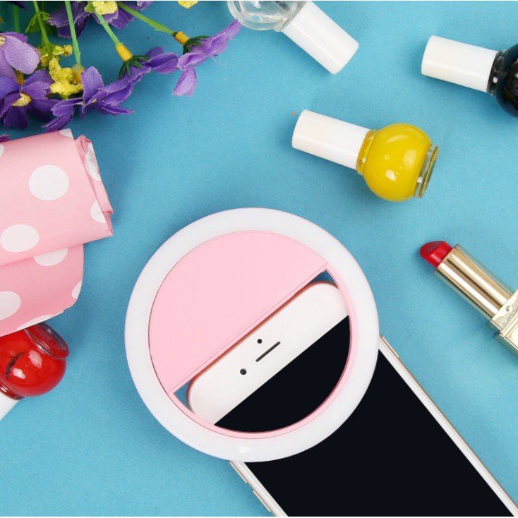 Đèn LED kẹp điện thoại chụp ảnh 💝𝐅𝐑𝐄𝐄 𝐒𝐇𝐈𝐏💝 Đèn Led Selfie Light Hàn Quốc