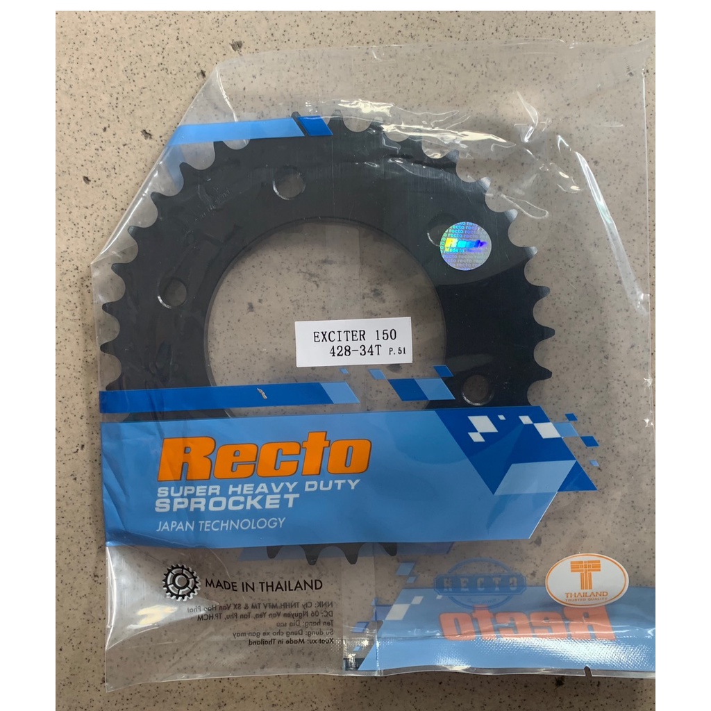 DĨa 34T xe exciter 150 và 155 hiue65 recto